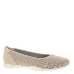 Women S Cliffs by White Mountain Pavlina Knit Ballet Flat Taupe Flyknit